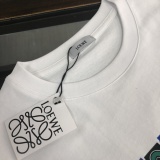 Loewe Fashion Cartoon Logo Printed Short Sleeve Couple Casual Loose T-shirt