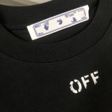 Off White Fashion Logo Arrow Printed Short Sleeve Unisex Casual Loose T-shirt