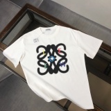Loewe New Fashion Logo Printed Short Sleeve Couple Versatile Casual T-shirt