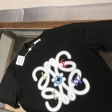 Loewe New Fashion Logo Printed Short Sleeve Couple Versatile Casual T-shirt