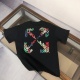 Off White Fashion Colored Arrow Printed Short Sleeve Couple's Casual Loose T-shirt