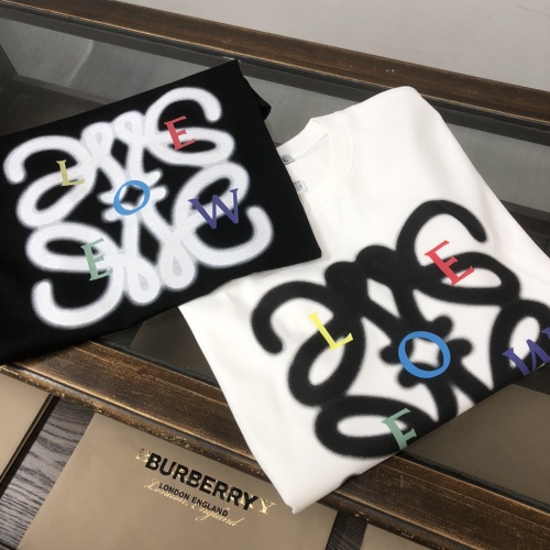 Loewe New Fashion Logo Printed Short Sleeve Couple Versatile Casual T-shirt