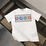 Gucci Classic Logo Printed Short Sleeve Unisex Casual Versatile T-shirt