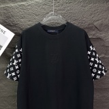 Louis Vuitton 26SS Fashion Embroidered Logo T-shirt Unisex Casual Versatile Short Sleeve