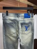 Louis Vuitton 26ss New Fashion Washed Slim Fit Small Straight leg Jeans
