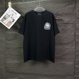 Balenciaga 26SS Fashion Heavy Industry Embroidered Logo T-shirt Unisex Casual Versatile Short Sleeve