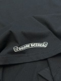 Chrome Hearts Sanskrit Printed Pocket Short Sleeved Shirt Cotton Fabric Leisure Fashion