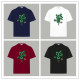 Dior Fashion Flower Bee Logo Printed T-shirt Couple Casual Versatile Short Sleeve