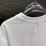 Prada Classic Embroidered Logo T-Shirt Couple Casual Versatile Short Sleeve