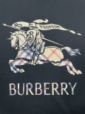 Burberry Classic War Horse Logo Printed T-shirt Couple Casual Versatile Short Sleeve