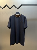 Moncler Embroidered Logo Fake Two Short Sleeves Leisure Exercise Fashion T-shirt