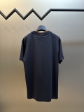 Moncler Embroidered Logo Fake Two Short Sleeves Leisure Exercise Fashion T-shirt