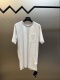 Chrome Hearts Sanskrit Printed Pocket Short Sleeved Shirt Cotton Fabric Leisure Fashion