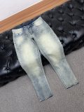Louis Vuitton 26ss New Fashion Washed Slim Fit Small Straight leg Jeans