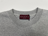 Gucci Classic Embroidered Logo T-shirt Couple Casual Versatile Short Sleeve