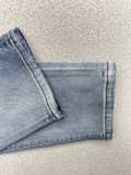 Fendi 26ss New Fashion Versatile Washed Slim fit Small Straight leg Jeans
