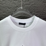 Prada Classic Embroidered Logo T-Shirt Couple Casual Versatile Short Sleeve