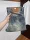 Gucci Fashion Full GG Printed Casual Washed Straight leg Jeans