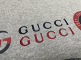 Gucci Classic Embroidered Logo T-shirt Couple Casual Versatile Short Sleeve