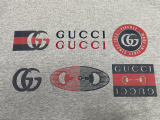 Gucci Classic Embroidered Logo T-shirt Couple Casual Versatile Short Sleeve