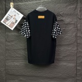 Louis Vuitton 26SS Fashion Embroidered Logo T-shirt Unisex Casual Versatile Short Sleeve