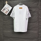 Louis Vuitton 26SS Fashion Embroidered Logo T-shirt Unisex Casual Versatile Short Sleeve