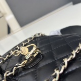 Chanel Fashion Sheepskin Mini Chain Backpack Handbag Shoulder Bag Size: 14 x 18 x 3 CM