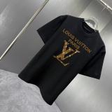 Louis Vuitton 26SS Classic Logo Printed T-shirt Couple Casual Versatile Short Sleeve