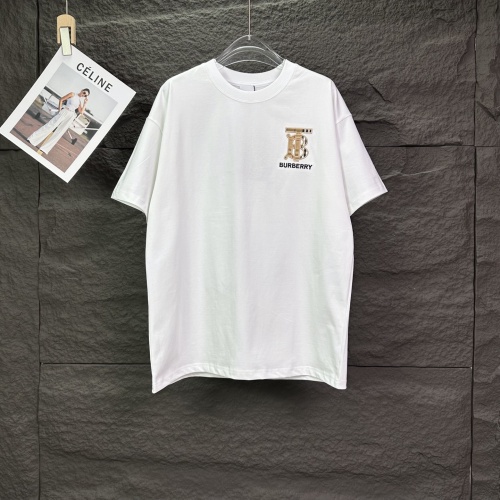 Burberry 26SS Classic Embroidered Logo T-shirt Couple Casual Versatile Short Sleeve