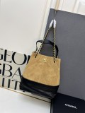 Chanel Retro Vintage Versatile Diamond Grid Chain Diagonal Cross Tote Bag Shopping Bag Size: 33 x 29 x 11 CM