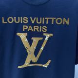 Louis Vuitton 26SS Classic Logo Printed T-shirt Couple Casual Versatile Short Sleeve