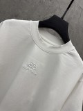 Balenciaga 26SS Fashion Embroidered Logo T-shirt Unisex Casual Versatile Short Sleeve
