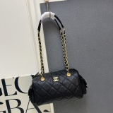 Chanel Fashion Retro Versatile Chain Bowling Bag Size: 15.5 x 24 x 11.5 CM