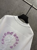 Chrome Hearts 26SS Fashion Embroidery UV Color Change T-shirt Unisex Casual Versatile Short Sleeve