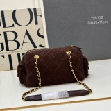 Chanel Fashion Retro Versatile Chain Bowling Bag Size: 15.5 x 24 x 11.5 CM