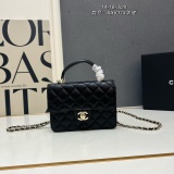 Chanel Fashion Sheepskin Mini Chain Backpack Handbag Shoulder Bag Size: 14 x 18 x 3 CM