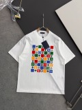 Louis Vuitton Classic Logo Printed T-shirt Unisex Casual Loose Short Sleeve
