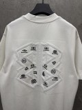 Balenciaga 26SS Fashion Embroidered Logo T-shirt Unisex Casual Versatile Short Sleeve