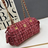 Chanel Fashion Retro Versatile Chain Bowling Bag Size: 15.5 x 24 x 11.5 CM