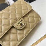 Chanel Fashion Sheepskin Mini Chain Backpack Handbag Shoulder Bag Size: 14 x 18 x 3 CM