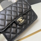 Chanel Fashion Sheepskin Mini Chain Backpack Handbag Shoulder Bag Size: 14 x 18 x 3 CM