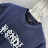 Fendi 26SS Fashion Logo Printed T-shirt Unisex Casual Versatile Short Sleeve