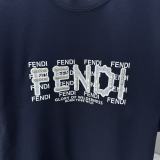 Fendi 26SS Fashion Logo Printed T-shirt Unisex Casual Versatile Short Sleeve