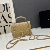 Chanel Fashion Sheepskin Mini Chain Backpack Handbag Shoulder Bag Size: 14 x 18 x 3 CM