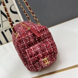 Chanel Fashion Retro Versatile Chain Bowling Bag Size: 15.5 x 24 x 11.5 CM