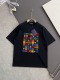 Louis Vuitton Classic Logo Printed T-shirt Unisex Casual Loose Short Sleeve