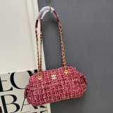 Chanel Fashion Retro Versatile Chain Bowling Bag Size: 15.5 x 24 x 11.5 CM