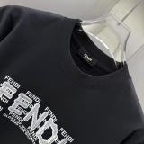 Fendi 26SS Fashion Logo Printed T-shirt Unisex Casual Versatile Short Sleeve