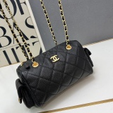 Chanel Fashion Retro Versatile Chain Bowling Bag Size: 15.5 x 24 x 11.5 CM