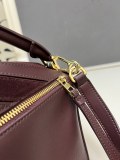 Loewe Fashion Versatile Cowhide Crossbody Bag Handbag Size: 24 x 16.5 x 10.5 CM